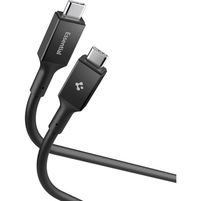 Spigen EB10020CC ACA09460 Rychlé nabíjení Type-C na Type-C 100W 5Gbps E-Marker Chip 2m černý