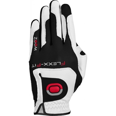 Zoom Tour Mens Golf Glove bílo/černo/červená Pravá One Size