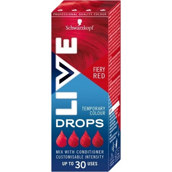 Schwarzkopf Live Drops barva na vlasy Fiery Red 30 ml