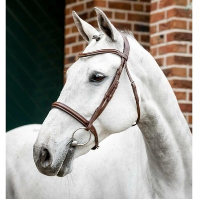 HORSEWARE Cavesson s anglickým nánosníkem hnědá