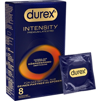 Durex Intense - тънък, безлатексов презерватив (8 бр. )