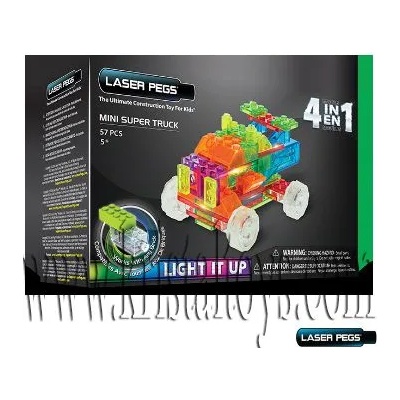 Светещ конструктор 4 в 1 - Камион laser pegs