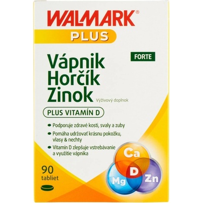 Walmark Vápník Hořčík Zinek Forte 90 tablet