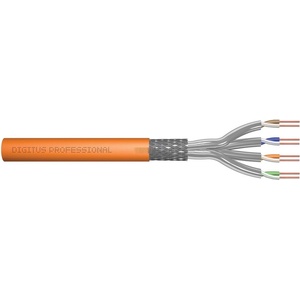 ASSMANN Digitus Professional Cat7 S/FTP инсталационен кабел, simplex, Dca, оранжев, 250м ролка (DK-1743-VH-250)