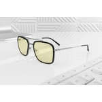GUNNAR Компютърни очила GUNNAR Baron Silver - Amber (GUN-BAR-05001) - pcbuild