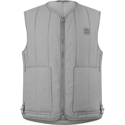 HUGO Елек HUGO Men's Batino Quilted Sleeveless Double Zip Gilet - Grey 039