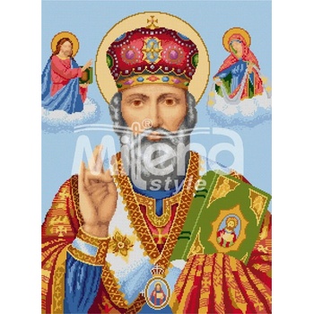 Milena Style Свети Никола - гоблен със схема конци Ariadna 1: 1