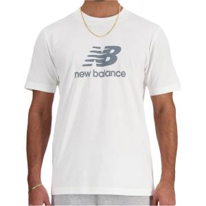 New Balance Мъжка тениска New Balance Sport Essentials Logo T-Shirt - White - размер XL (216-8586-0614)