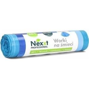NEXXT 60L LDPE Garbage Bags with Tape Blue (10)