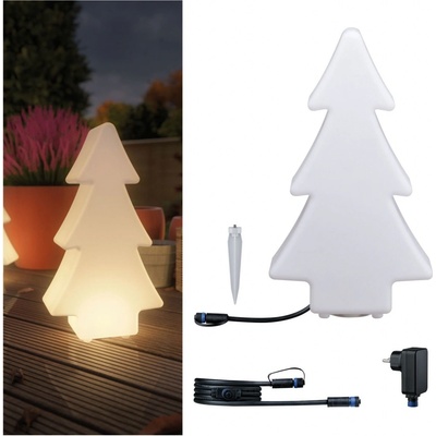 P 5020 Plug & Shine set LED světelný objekt strom vč. 2m-kabel a trafo IP67 3000K 2,8W bílá - PAULMANN
