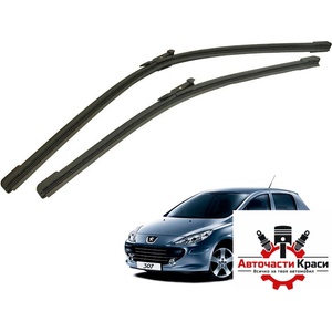 Paolo Предни чистачки съвместими с Peugeot 307 (04-07) / Citroen C4 (04-10) 2бр/к-т (65288) - avtochastikrasi