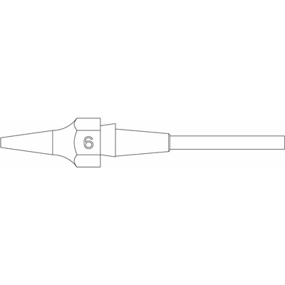Weller XDSL 6 SAUGDÜSE Ø0,7XØ1,9 L=16,5MM VERP. sací tryska 1 ks
