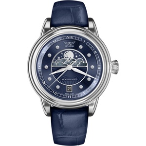 Aviator Дамски часовник Aviator Douglas Moonflight Diamonds Limited Edition V. 1.33. 0.379. 4 (V.1.33.0.379.4) Часовници