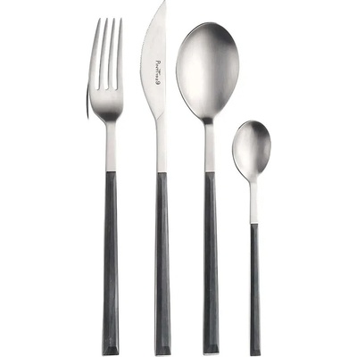 Pintinox Sada 24 ks příborů Sushi Queen Ebony Satin