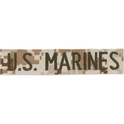 MILITARY RANGE Nášivka "U.S MARINES" VELCRO MARPAT DESERT