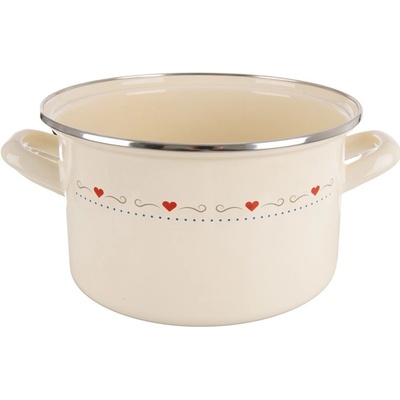 Orion Hrnec TONČA Lem 3 l 20 cm smaltovaný plech, nerezová ocel mix, 8592381228446