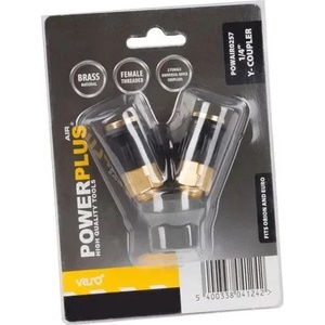 Power Plus Конектор двоен 1/4 с вътрешна резба power plus powair0257 (5400338041242)