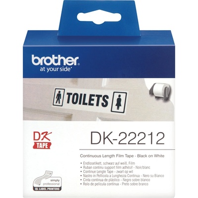 Filmová role Brother DK22212, 62mm x 15.24m, bílá, 1 ks, pro tiskárny štítků QL