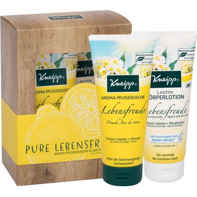 Kneipp Body Wash Enjoy Life sprchový gél 200 ml + telové mlieko 200 ml darčeková sada