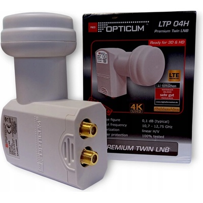 Opticum LNB Twin LTP-04H, 0,1dB
