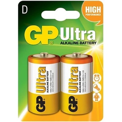 GP Batteries Батерии алкални GP Digital, D, 1.5V, 2бр