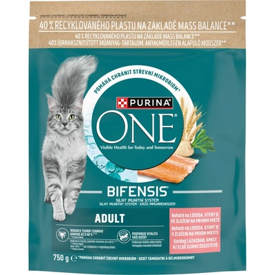 Purina ONE Bifensis Adult granule pro kočky losos 750 g