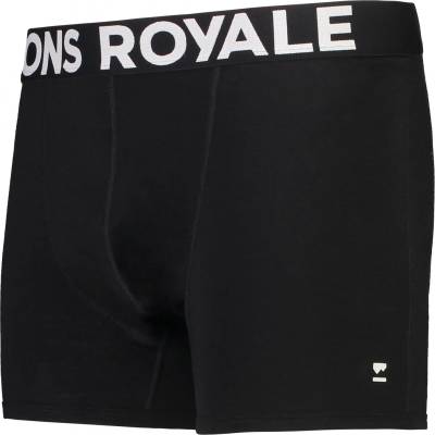 Mons Royale Мъжко мериносово термобельо Mons Royale Hold 'em Shorty Boxer Merino base layer - Black III (015-0871-1113)
