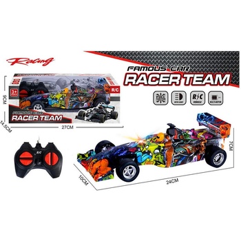 Детска кола формула с графити, пилот и радиоконтрол
