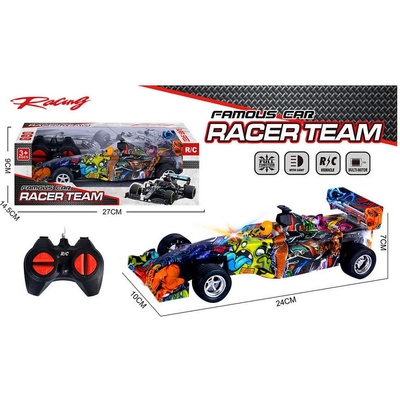 Детска кола формула с графити, пилот и радиоконтрол