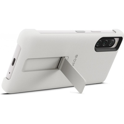 Pouzdro SONY Xperia 10 V Stand Cover White XQZCBDCW.ROW – Zboží Živě