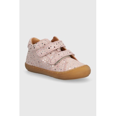 Froddo Детски половинки обувки от велур Froddo в розово (G2130308.15.)