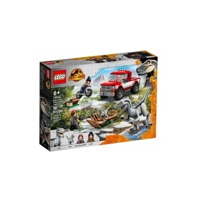LEGO® Jurassic World 76946 Chytenie velociraptorov Blue a Bety