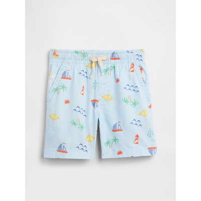 GAP Baby kraťasy z ľanovej zmesi Modrá