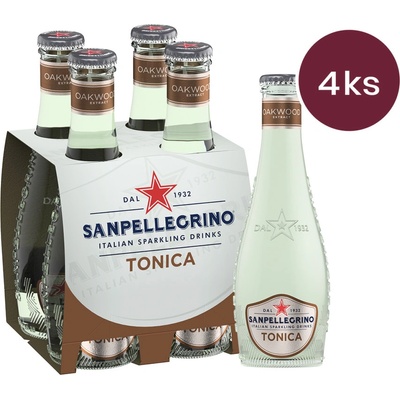 Sanpellegrino Tonic sklo 4 x 200 ml