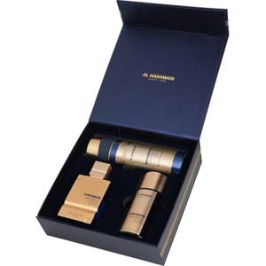 Al Haramain Perfumes Amber Oud Bleu Edition подаръчен комплект с парфюмна вода 75мл унисекс 1 бр