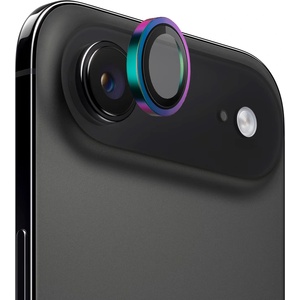Blueo Протектор - Камера за iPhone 17 Air - Син - Оригинална метална рамка със стъклени лещи - Цветен
