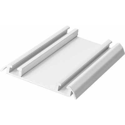 Aluprofil Kolejnice spodní 75 mm bílá lesklá 4,9 m