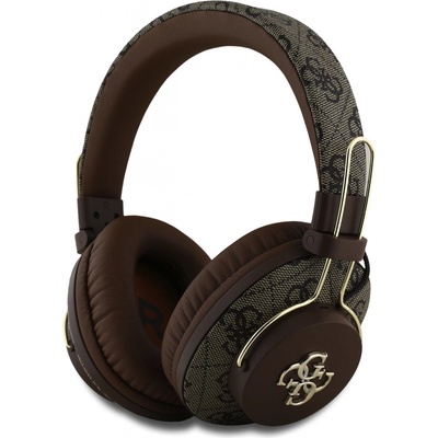 Guess Bezdrátová náhlavní - Guess, 4G Metal Logo ENC Brown GUBHS72P4FC4MW