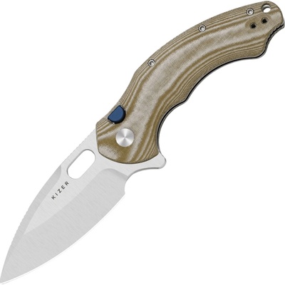 Kizer Roach XL 14C28N, Satin, Norplex UltreX Micarta V4477BDA1