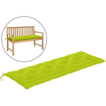 Image 1 of vidaXL Възглавница за пейка яркозелена 150x50x7 см оксфорд плат (314967)