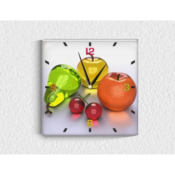 Image 1 of Стъклен стенен часовник 009