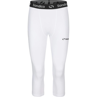 Sondico Мъжки 3/4 клин Sondico Core Three Quarter Base Layer Tights Mens - White