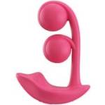 HoneyPlayBox HoneyPlayBox Melody - вибратор с двоен накрайник за клитор и G-точка, сензор за натиск и управление чрез приложение, магента (P25073)