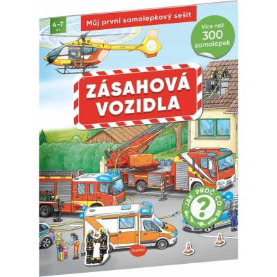 Môj prvý samolepkový zošit zásahové vozidlá