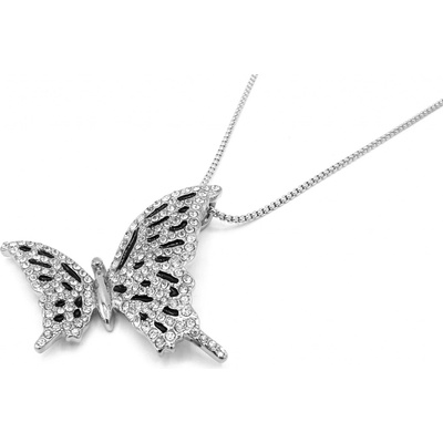 Steel Jewelry Náhrdelník motýl z chirurgické oceli NH231064