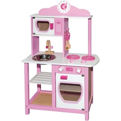 Andreu toys - 2020 Детска дървена розова кухня, rosa