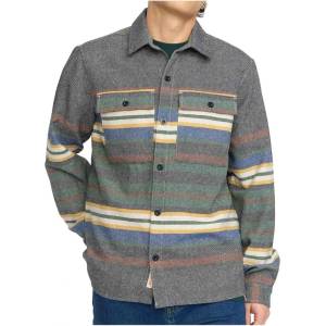 Revolution Мъжка риза с копчета Revolution Utility Shirt Stripes Shirt - Green - размер XXL (033-2976-0115)