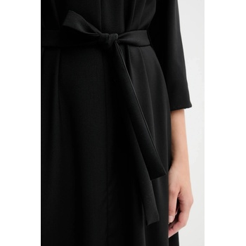 Max Mara Рокля Weekend Max Mara LAZIALE в черно къса със стандартна кройка 2525226012600 (2525226012600)