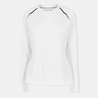 Musto Дамска тениска Musto Evo Dynamic Ls Tee Fw Womens - White