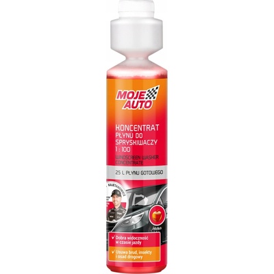 Moje Auto Professional Kvapalina do ostrekovačov - koncentrát 1:100 Jablko 250 ml